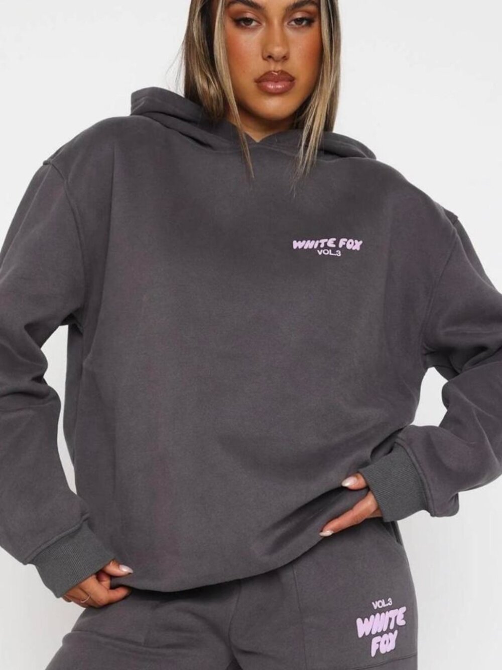 White Fox Vol 3 hoodie and jogger/sweatpants set
